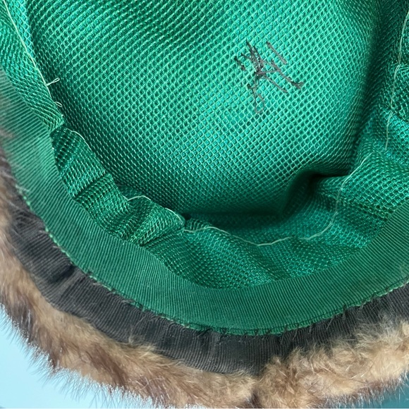Miller & Rhoads Union Made USA Fur Pill Box Hat - Picture 10 of 11